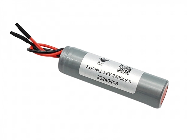 3.6V 2500mAh 18650圆柱锂电池
